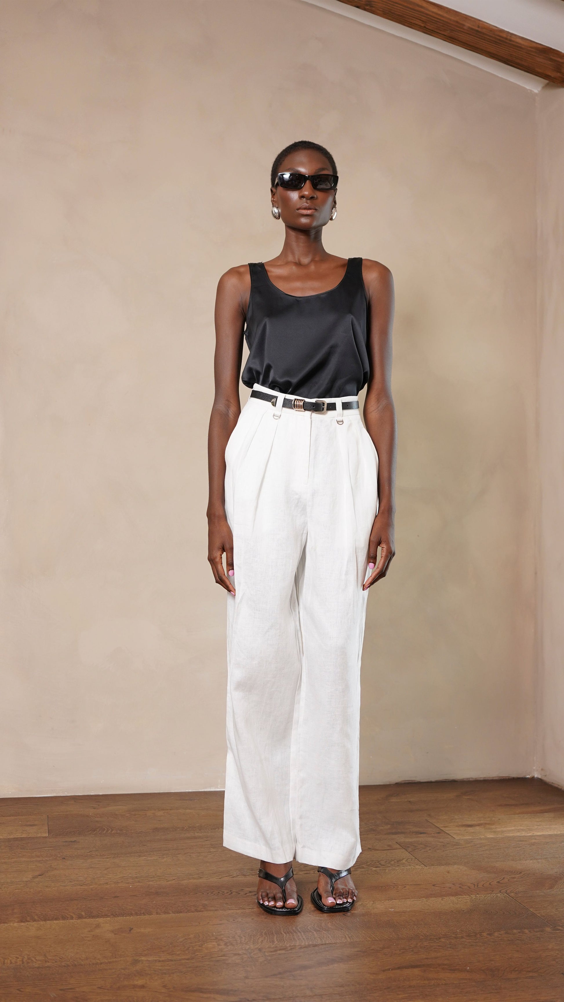 ISOLA SILK CAMI - BLACK Parentezi
