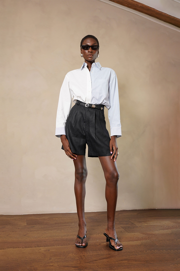 Nina Shirt - White/Blue