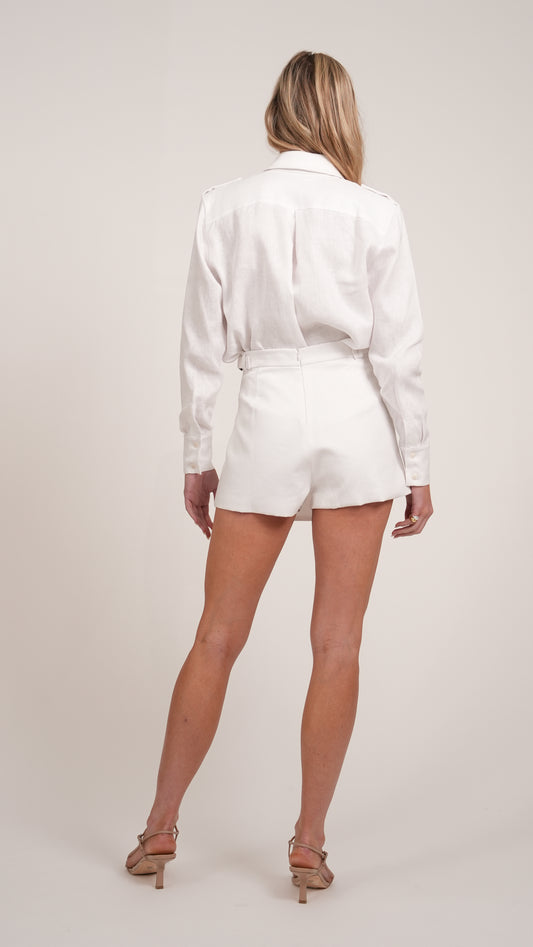 Elodie Linen Top