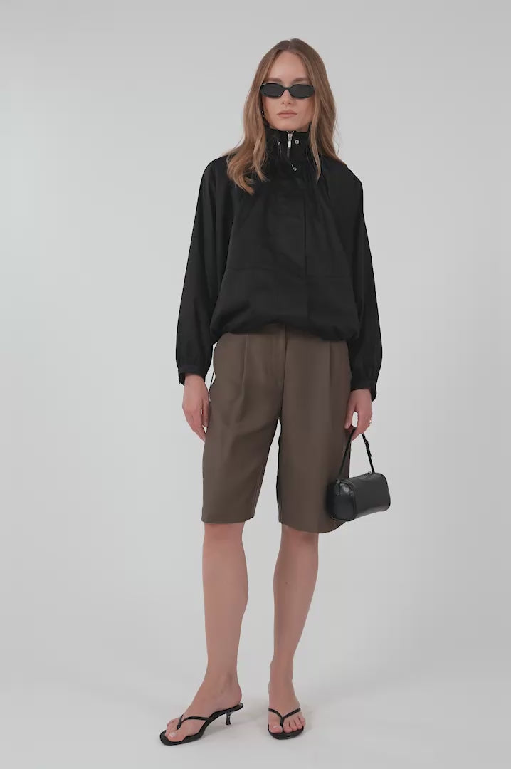 Marlowe Bubble Hem Jacket Tops Parentezi
