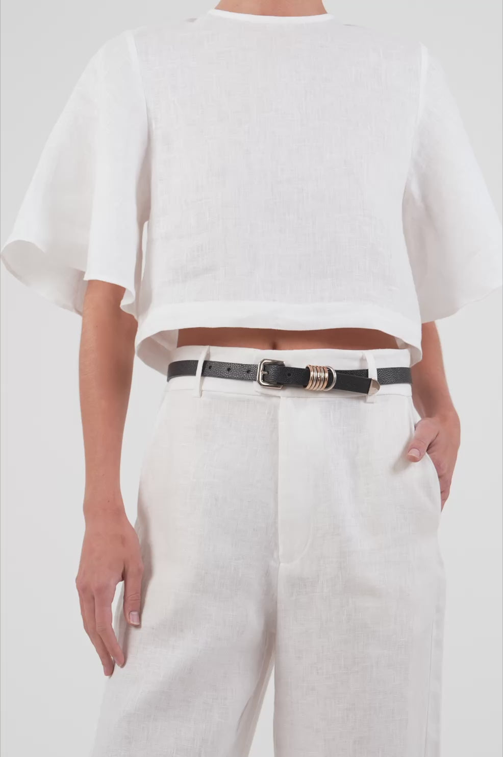 Lainey Linen Top Tops Parentezi