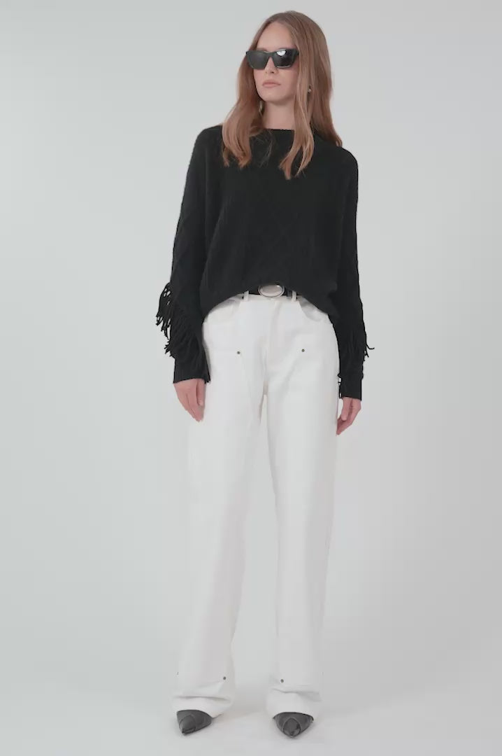 Zion Sweater - Black Tops Parentezi