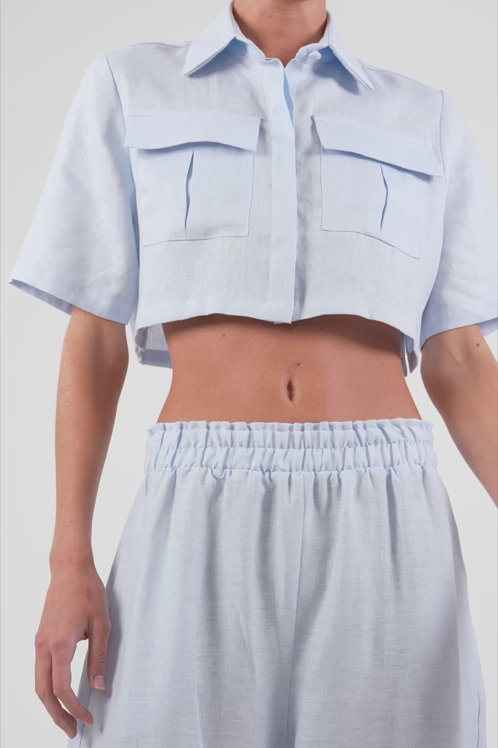 Amanda Pant - Baby Blue BOTTOMS Parentezi