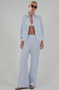 Amanda Linen Pant - Baby Blue BOTTOMS Parentezi