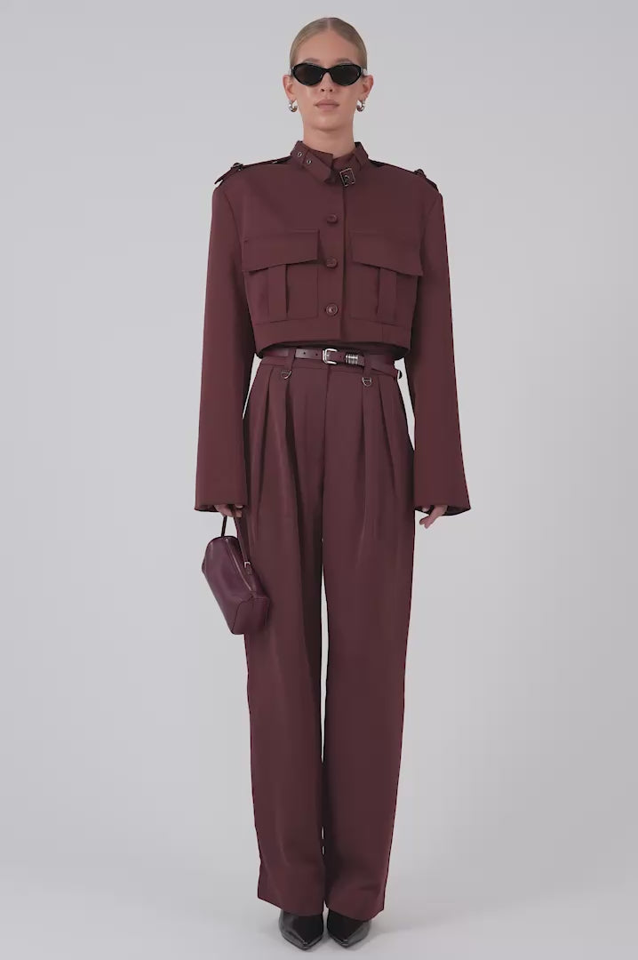 Quinn Jacket - Plum Blazer Parentezi