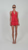 Cami Linen Shorts - Red Shorts parentezi