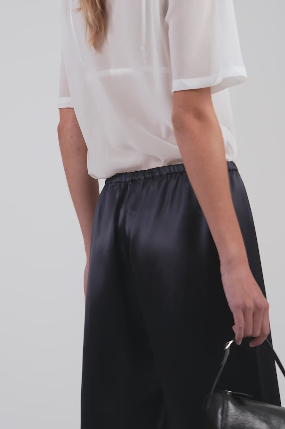 Midnight Satin Pants BOTTOMS Parentezi
