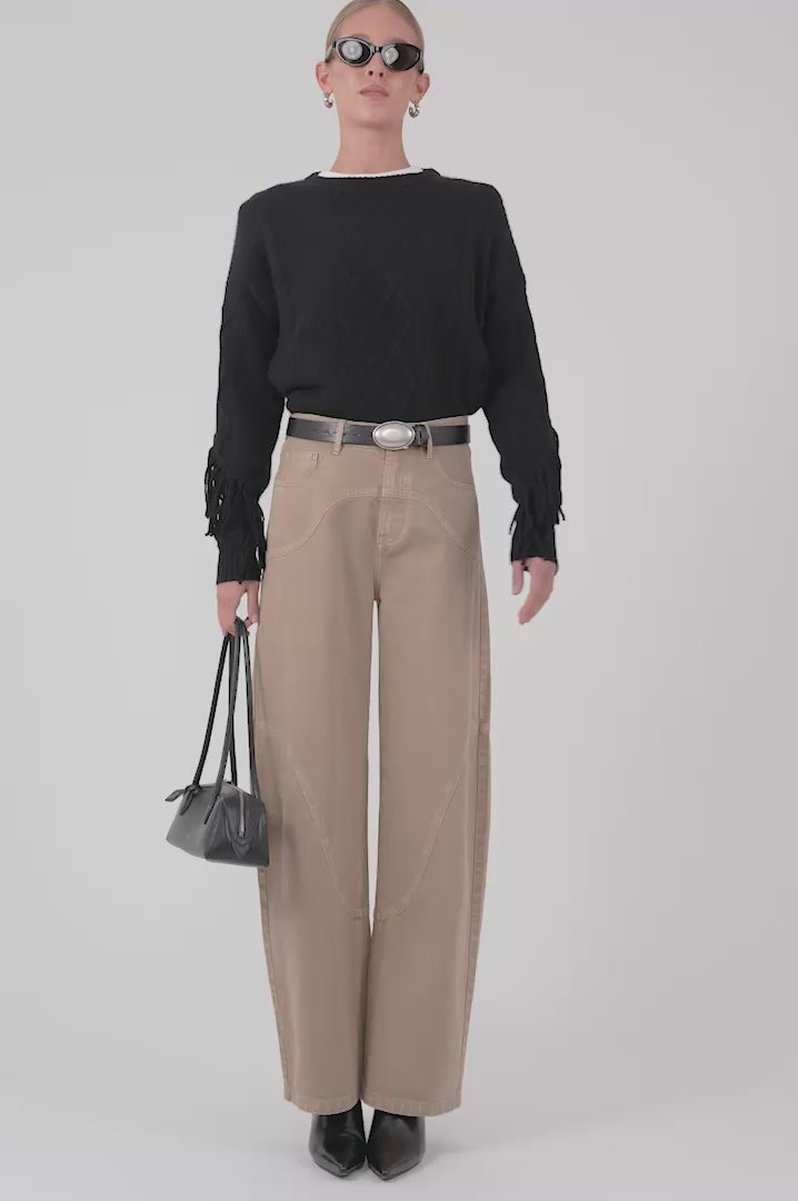 Zion Sweater - Black Tops Parentezi