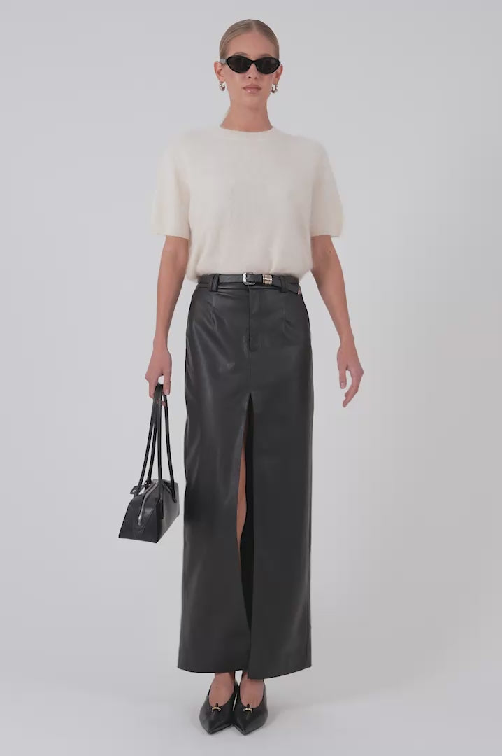 Savannah Cashmere Tee - White Tops Parentezi