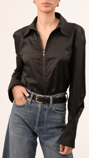 The Poplin Shirt - Black